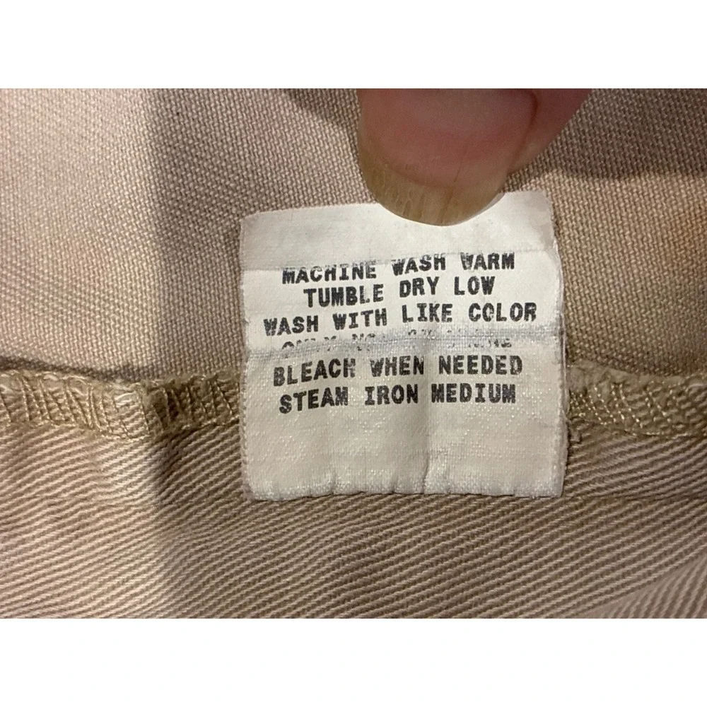 Polo Ralph Lauren Chino Pants Men 40x32 Khaki Pleated Front 100% Cotton
